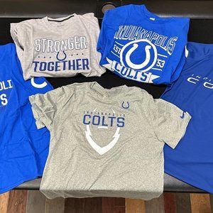 INDIANAPOLIS COLTS MENS T-SHIRTS - XL - LOT OF 5